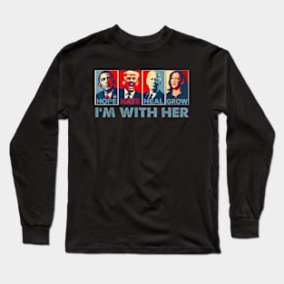 Kamala Harris 2024, kamala Harris For President, Madam President Long Sleeve T-Shirt